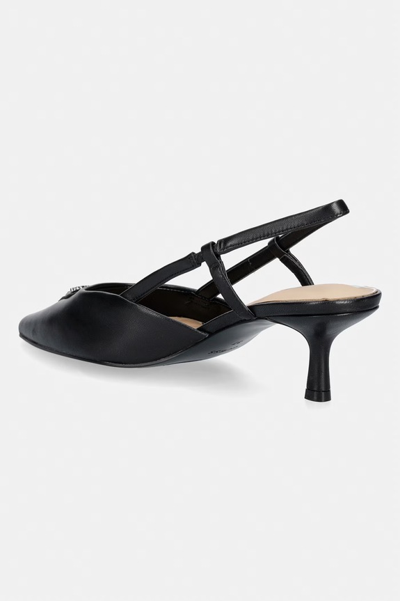 Încălțăminte Guess pantofi stiletto din piele YANNO2 FLJY2N.LEA05.BLACK negru