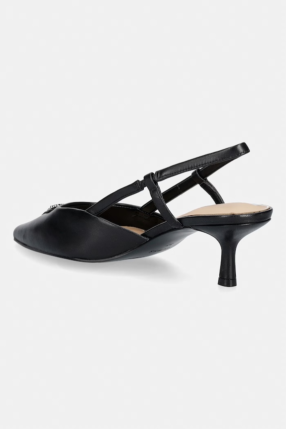 Încălțăminte Guess pantofi stiletto din piele YANNO2 FLJY2N.LEA05.BLACK negru