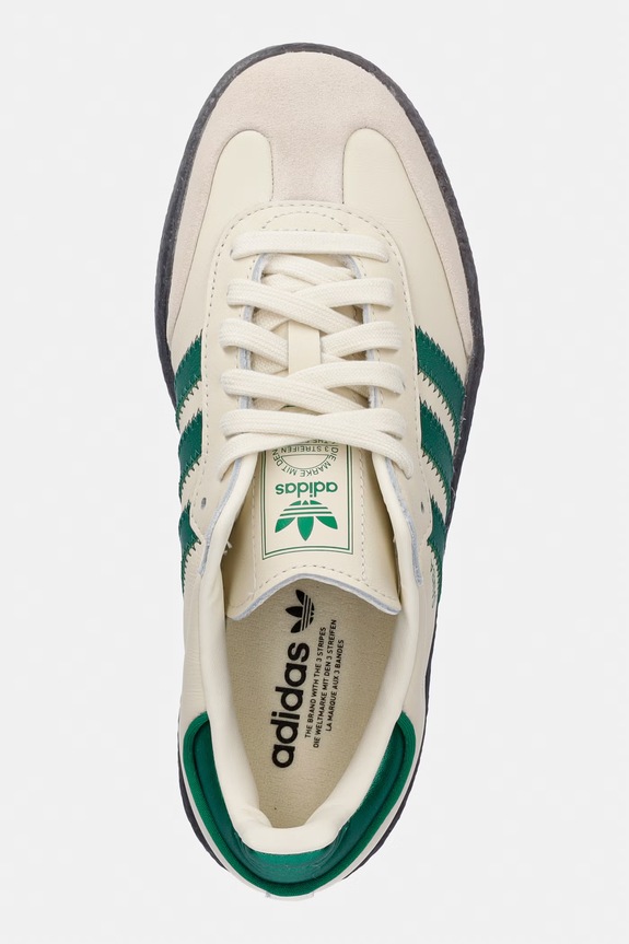 adidas Originals Samba sneakers pentru femei, din piele bej IH4043