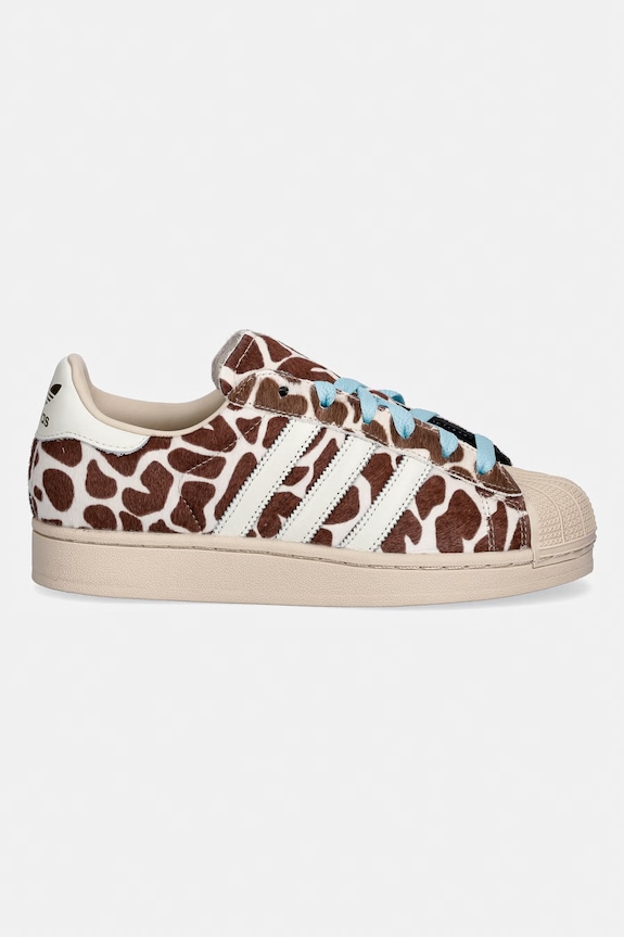 adidas Originals Superstar II sneakers da donna in pelle KH9031 marrone SS26
