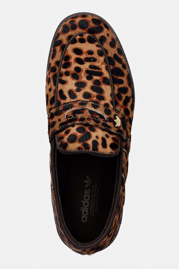 adidas Originals mokasini ženski usnjeni Handball Spezial Loafer rjava KJ2526