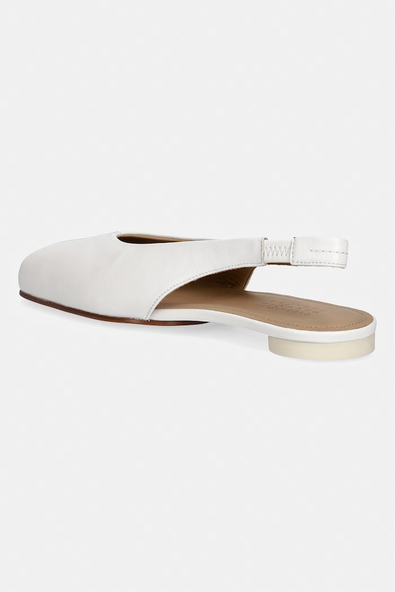 Obuwie MM6 Maison Margiela baleriny skórzane S59WX0079.P3628.T1053 beżowy