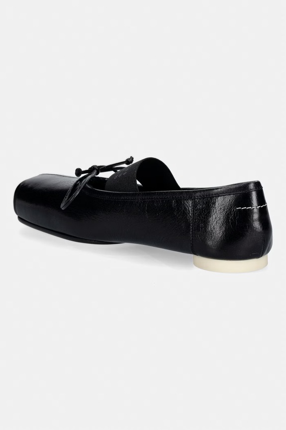 Shoes MM6 Maison Margiela Ballerinas leather S59WZ0103.P7561.T8013 black