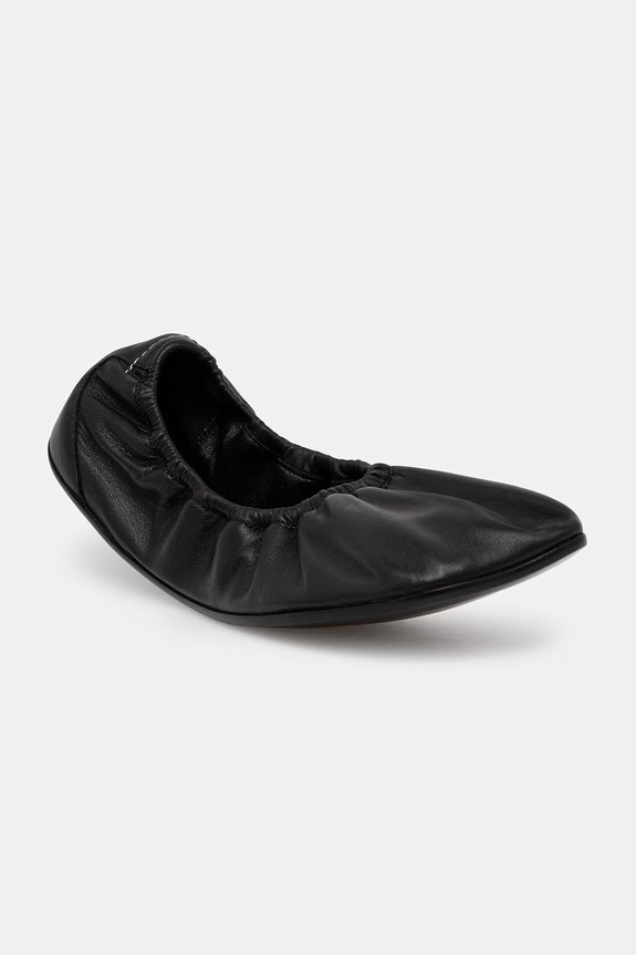Кожени балеринки MM6 Maison Margiela черен S59WZ0105.P7557.T8013