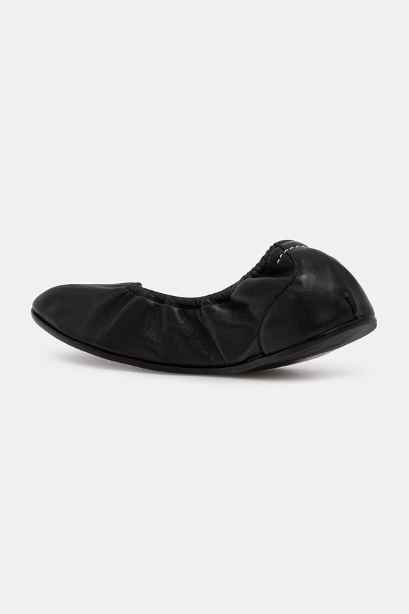 Обувки Кожени балеринки MM6 Maison Margiela S59WZ0105.P7557.T8013 черен