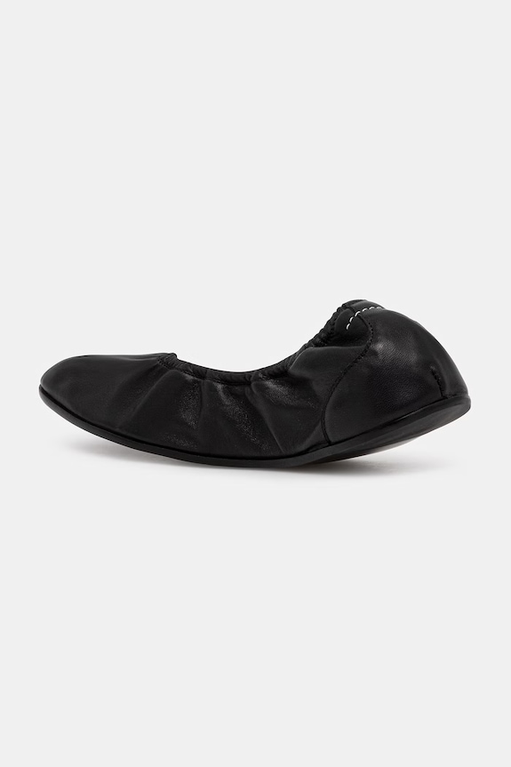 Обувки Кожени балеринки MM6 Maison Margiela S59WZ0105.P7557.T8013 черен