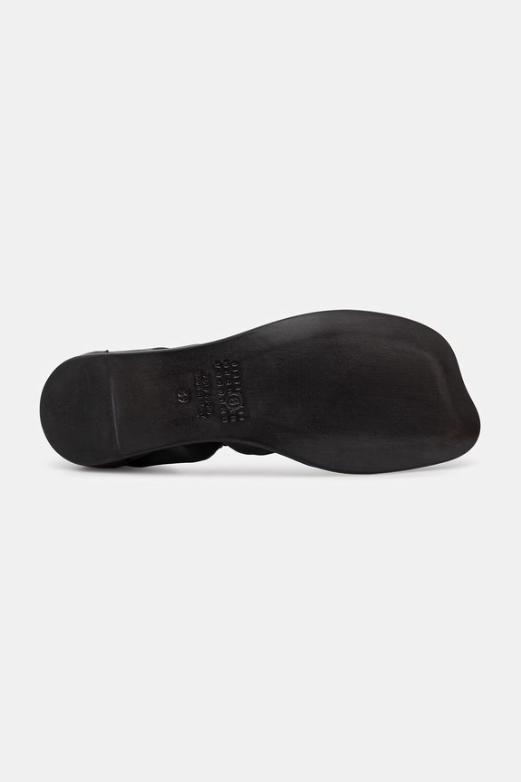 Кожени балеринки MM6 Maison Margiela S59WZ0105.P7557.T8013 черен