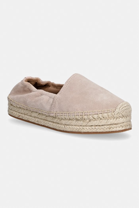 BOSS espadrille da donna in scamoscio Madeira beige 50563438.643