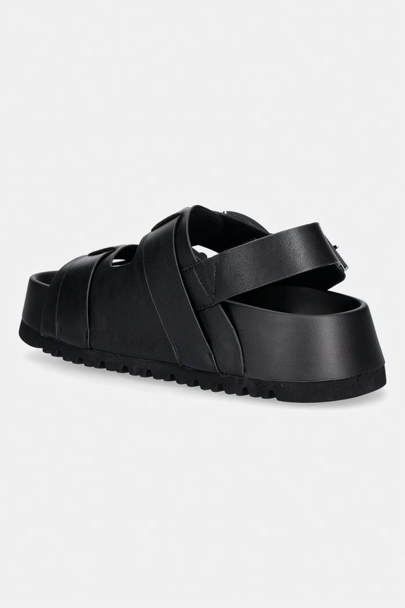 Încălțăminte Buffalo sandale cu platformă pentru femei Jane Athena Buckle 1602318 negru