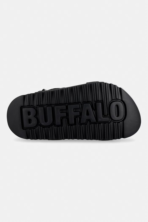 Buffalo sandale cu platformă pentru femei Jane Athena Buckle 1602318 negru