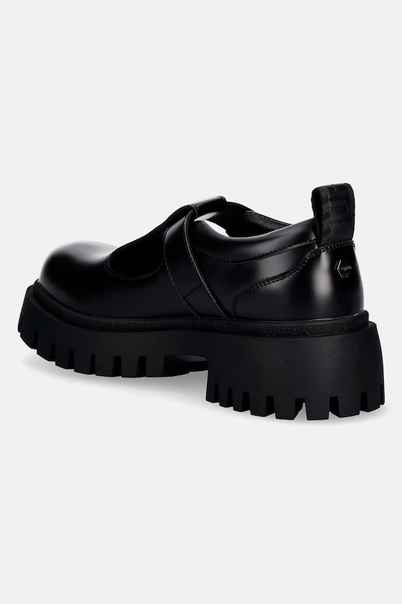 Obuwie Buffalo półbuty damskie Surge Jane 1624110 czarny