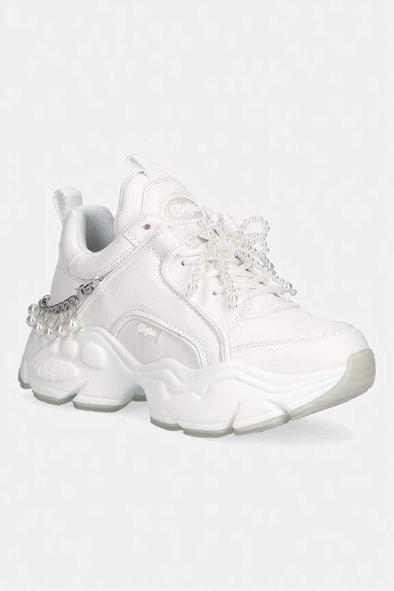 Buffalo Binary Chain Pearl sneakersy damskie biały 1636666