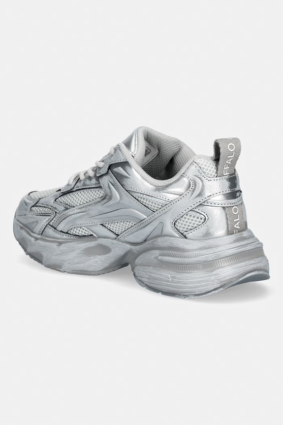 Obuwie Buffalo Gianna One sneakersy damskie 1636692 srebrny