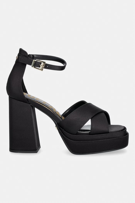 Buffalo sandale cu toc May Cross 1291666 negru SS26