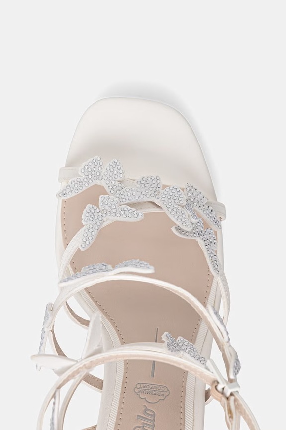 Buffalo σανδάλια Devine Butterfly λευκό 1291686