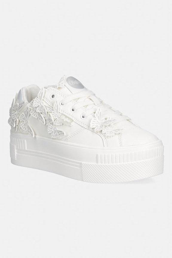 Buffalo Paired Butterfly sneakers pentru femei alb 1636733