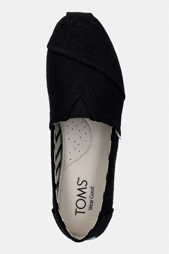 Toms espadrily dámske ALPARGATA CLASSIC čierna 10020783