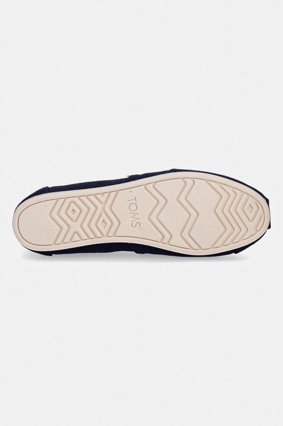 Toms espadryle na płaskim obcasie damskie ALPARGATA CLASSIC 10020790 granatowy
