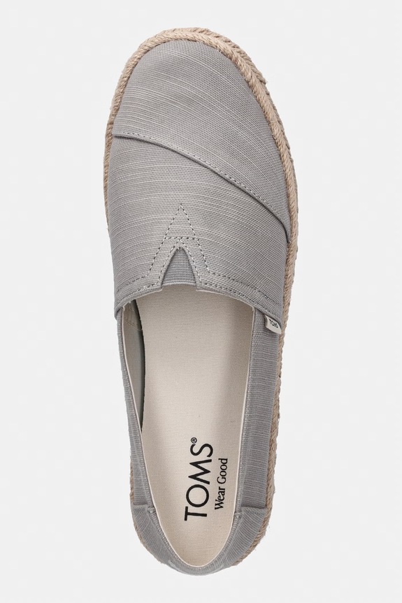 Toms espadrily dámske ALPARGATA ROPE 2.0 sivá 10020688