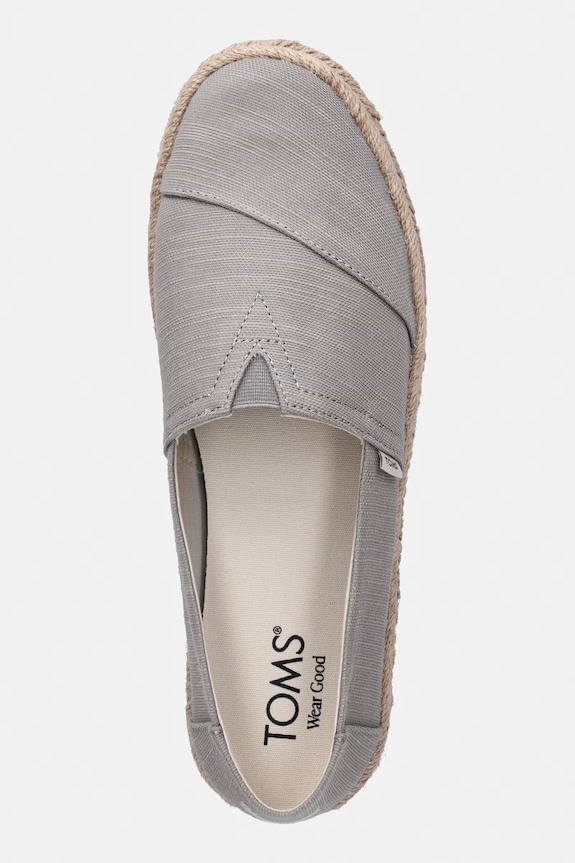 Toms espadrily dámske ALPARGATA ROPE 2.0 sivá 10020688
