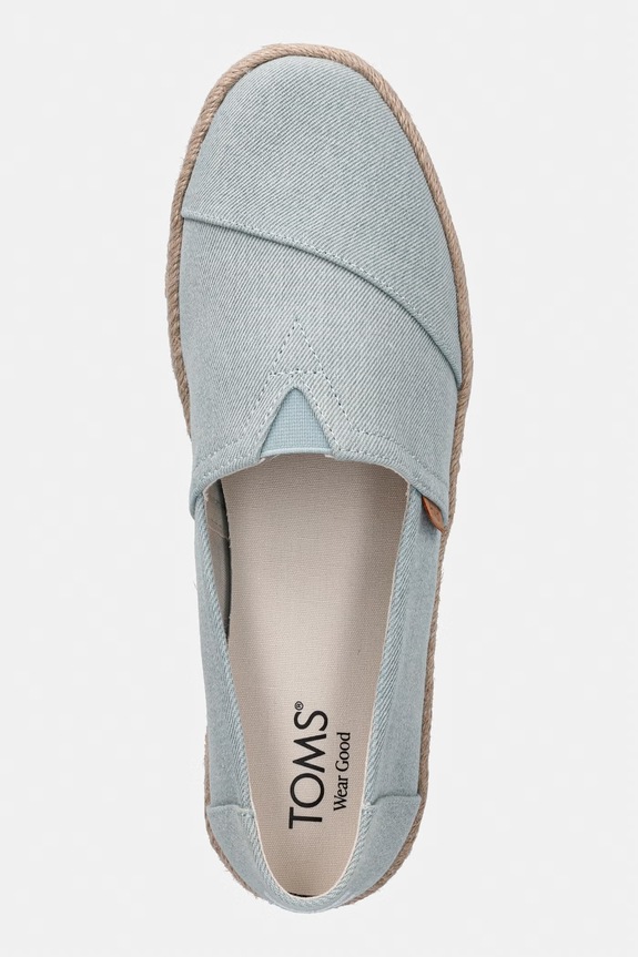 Toms espadrile pentru femei ALPARGATA ROPE 2.0 albastru 10020704