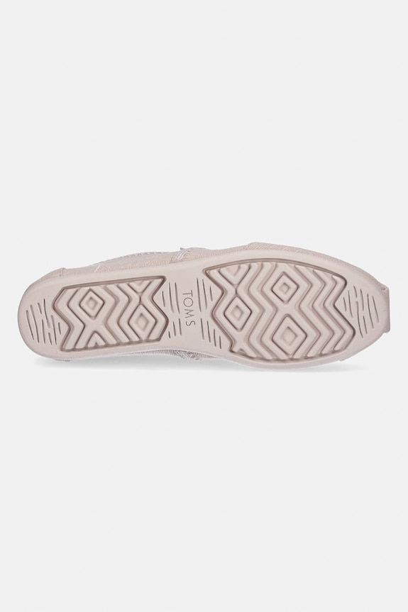 Toms espadrilky na plochom podpätku dámske ALPARGATA CLASSIC 10023040 béžová