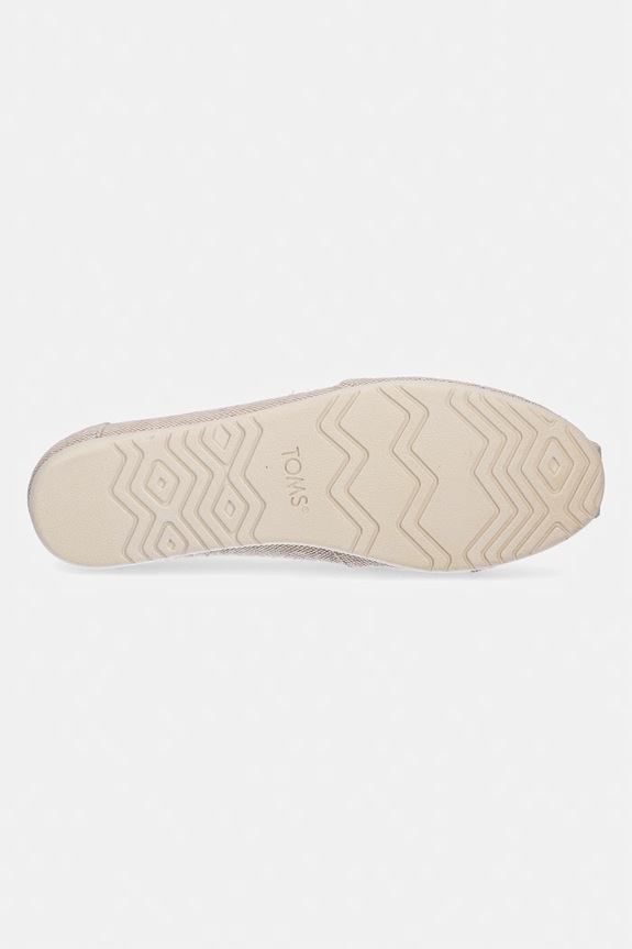 Toms espadrilky na plochom podpätku dámske ALPARGATA BALLET 10023042 béžová