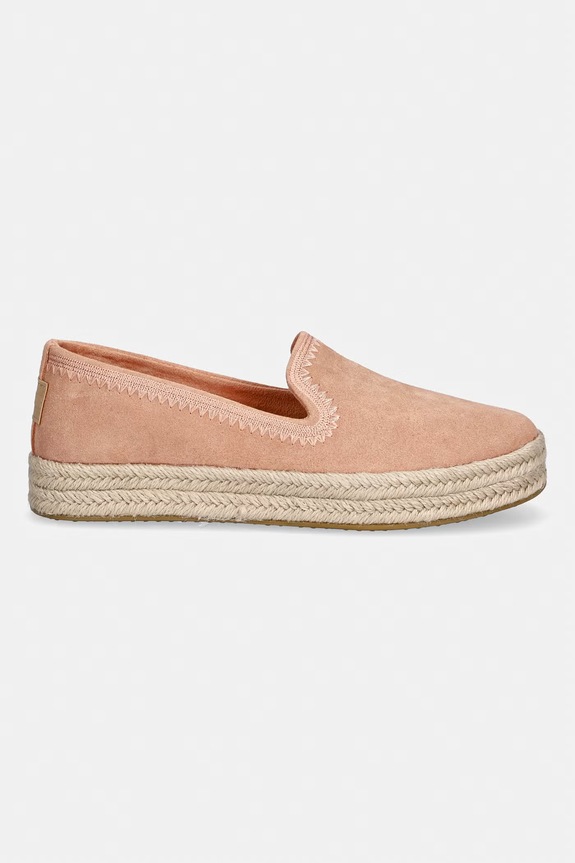 Toms espadrily dámske semišové CAROLINA 10023061 oranžová SS26