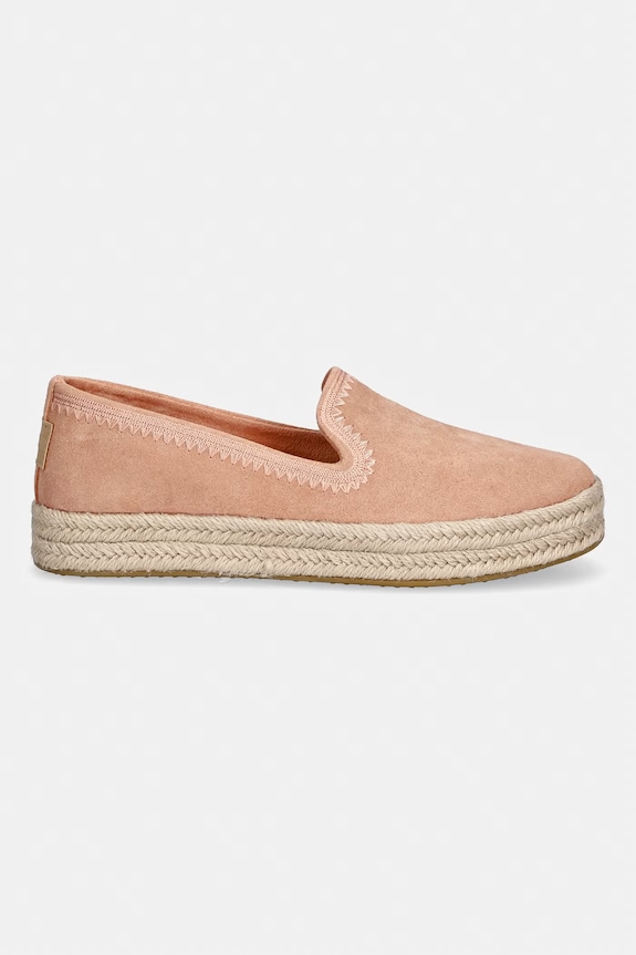 Toms espadrily dámske semišové CAROLINA 10023061 oranžová SS26