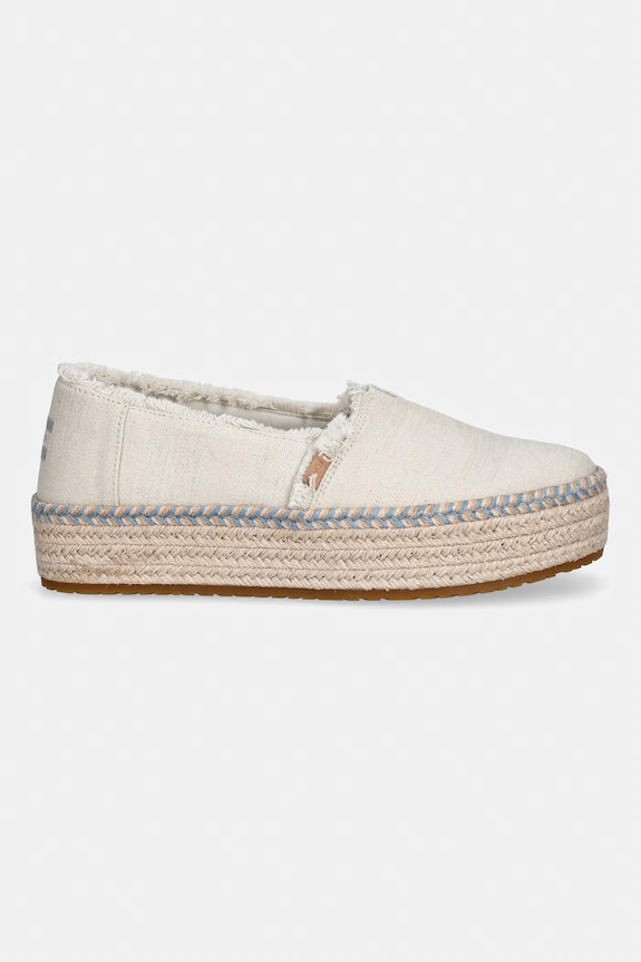 Toms espadrily dámske VALENCIA 10023057 biela SS26