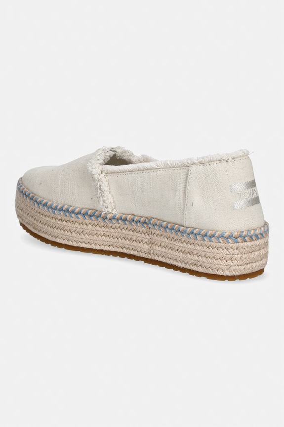 Obuv Toms espadrily dámske VALENCIA 10023057 biela