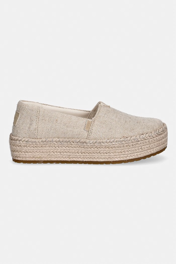 Dámske espadrilky Toms VALENCIA 10023059 béžová SS26