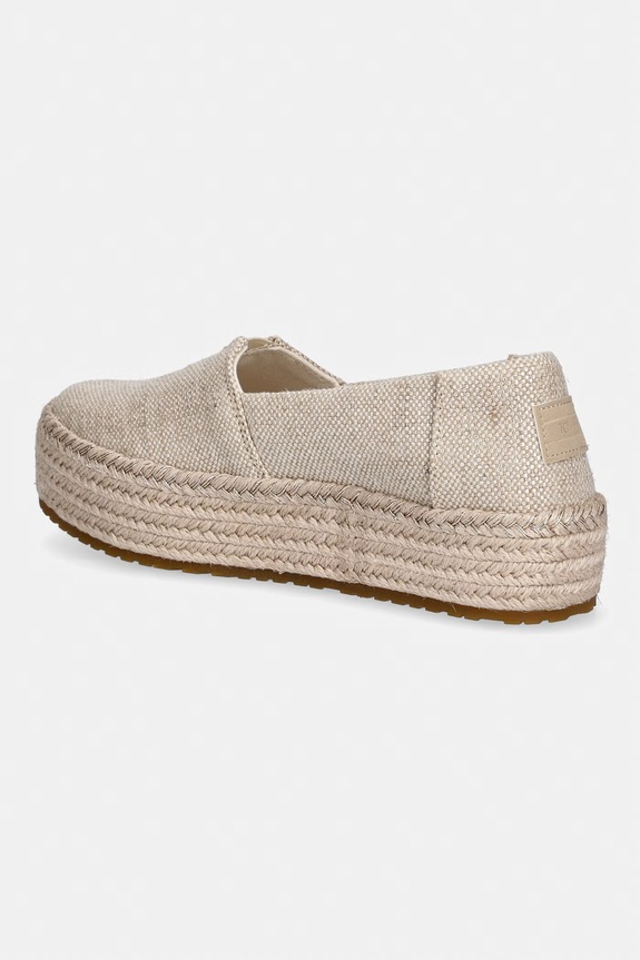 Obuv Dámske espadrilky Toms VALENCIA 10023059 béžová
