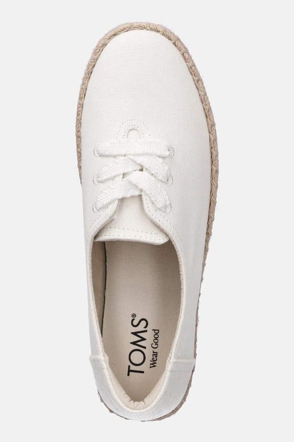 Toms VALENCIA LACE UP teniszcipő női fehér 10023275