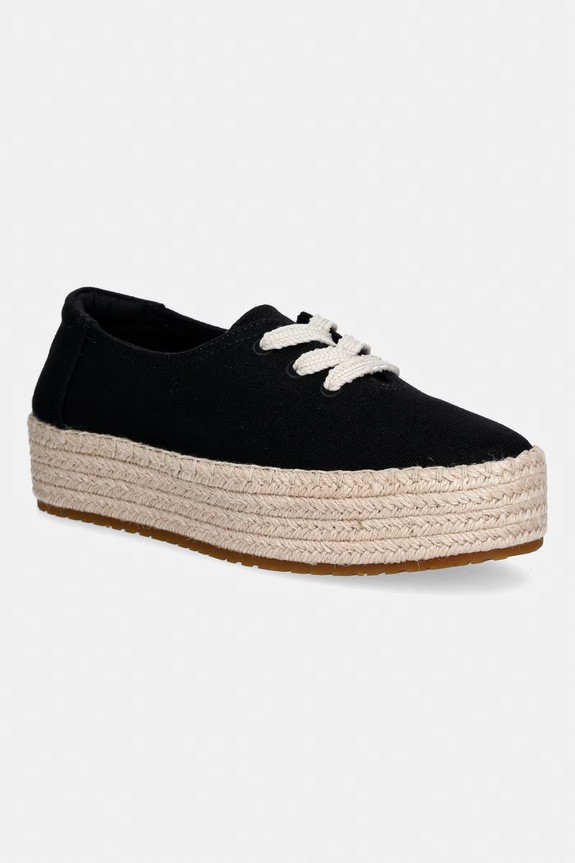 Toms VALENCIA LACE UP tenisówki damskie czarny 10023274