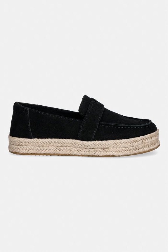 Toms espadryle damskie zamszowe BLAKELY 10023067 czarny SS26
