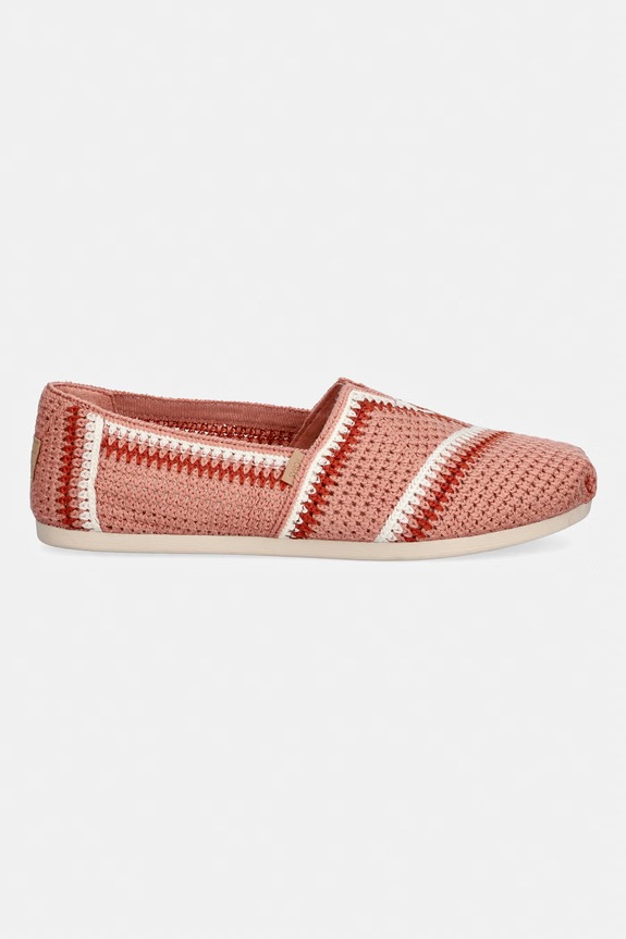 Toms espadrile pentru femei ALPARGATA CLASSIC 10023024 roz SS26
