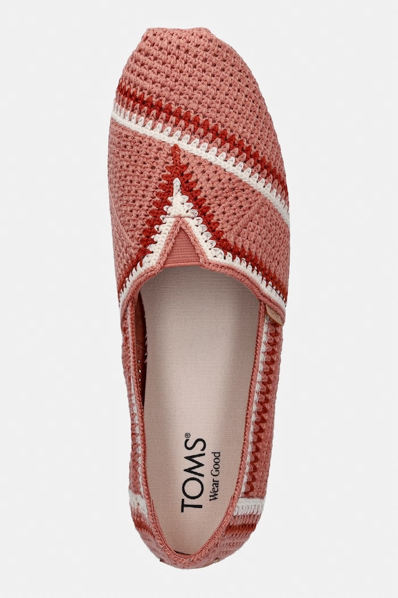 Toms espadrile pentru femei ALPARGATA CLASSIC roz 10023024