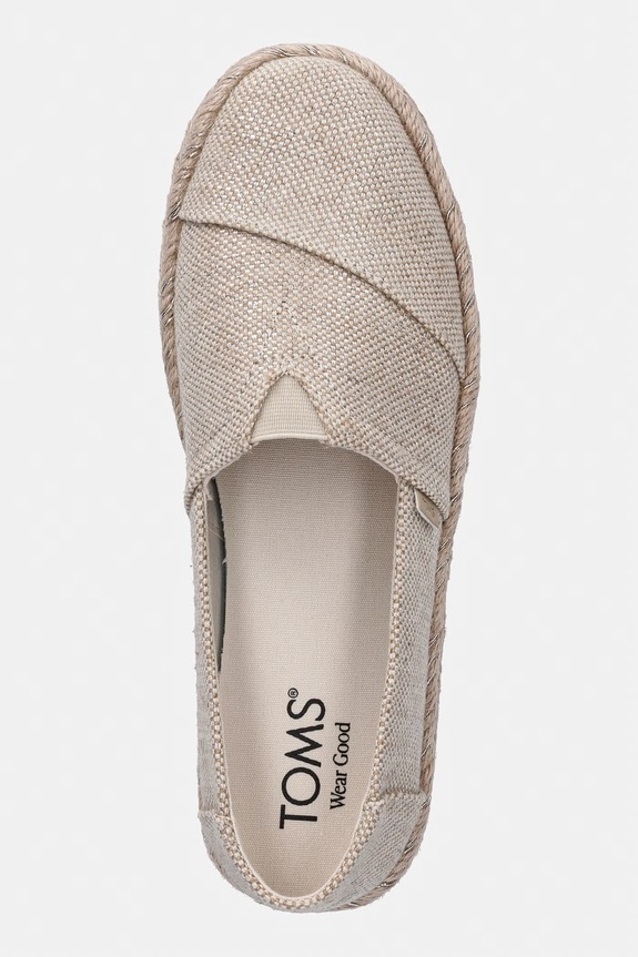 Toms espadrile pentru femei ALPARGATA ROPE 2.0 bej 10023022