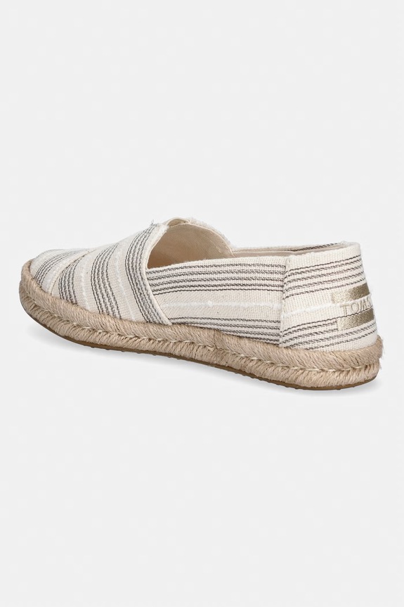 Încălțăminte Toms espadrile pentru femei ALPARGATA ROPE 2.0 10023038 bej