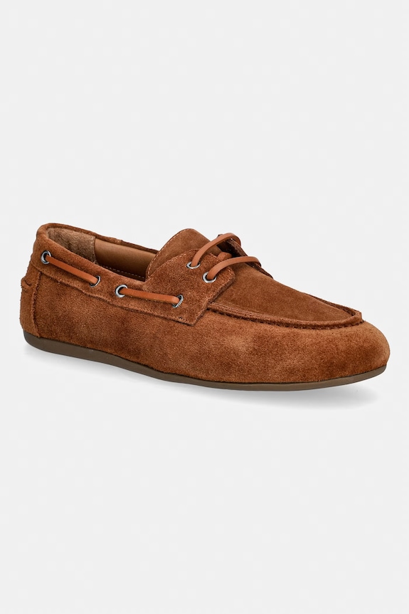 Jonak mocassini da donna in scamoscio LALIE CROUTE marrone 3800296