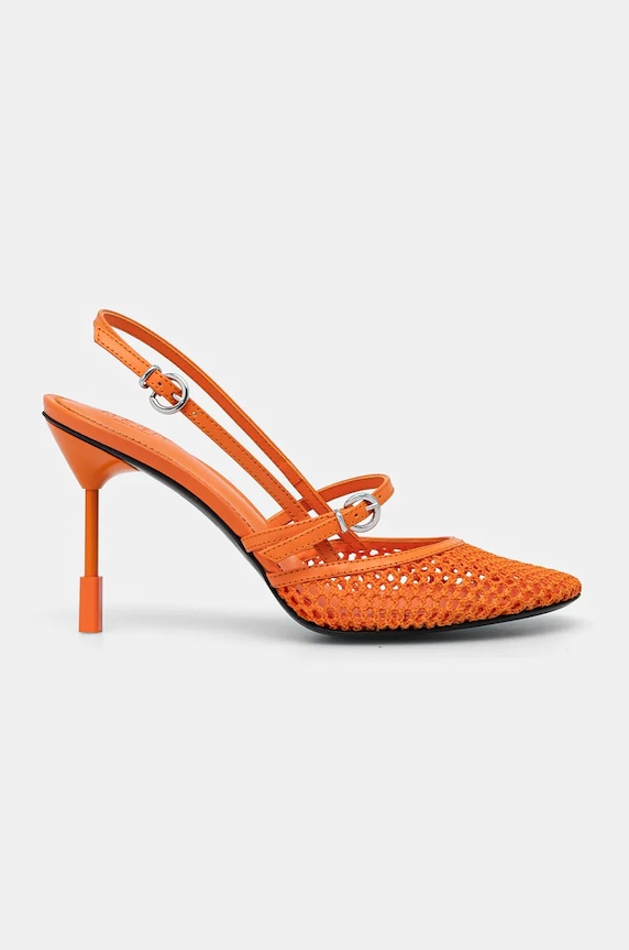 MSGM pantofi cu toc 4041MDS431.943.10 portocaliu SS26