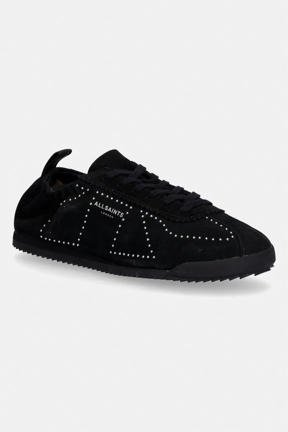Замшевые кроссовки AllSaints Kenny Stud Runner остальные чёрный W056FD.BLK