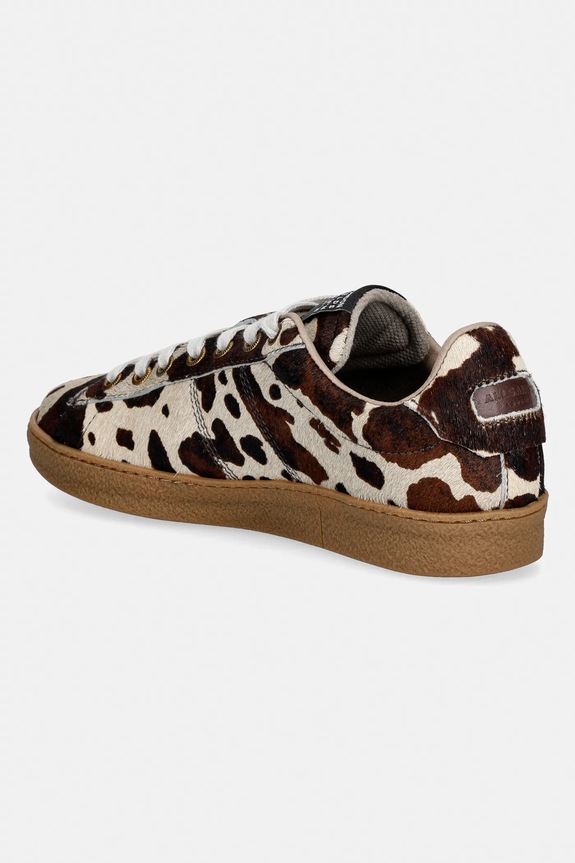 Obuwie AllSaints sneakersy skórzane Leon Sneaker W060FE beżowy