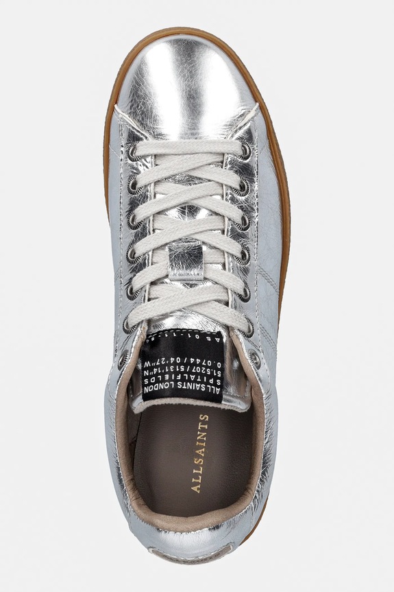 AllSaints sneakers din piele Leon Sneaker argintiu W058FE