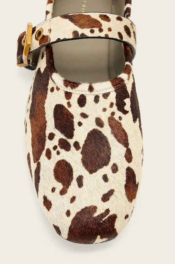 AllSaints baleríny kožené Sabine Shoe W033FE béžová