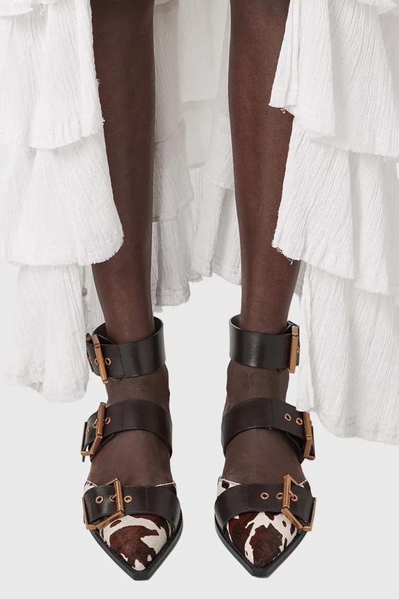 AllSaints balerinke kožne Sutton Shoe W108FE