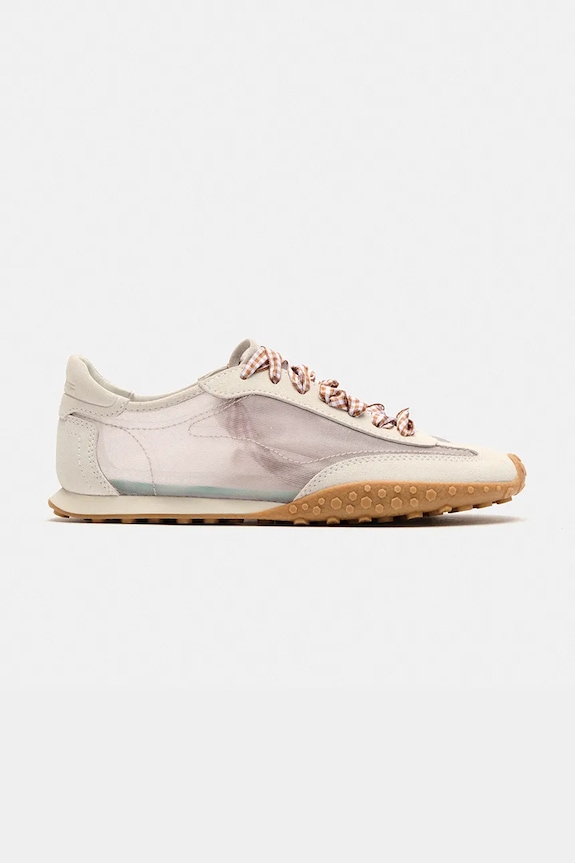 Hoff BRIDGE VICHY SOLID MESH SAGE sneakers de femei din piele întoarsă alb 12661036