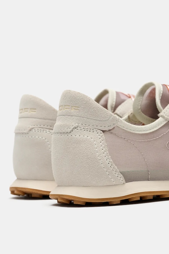 Încălțăminte Hoff BRIDGE VICHY SOLID MESH SAGE sneakers de femei din piele întoarsă 12661036 alb