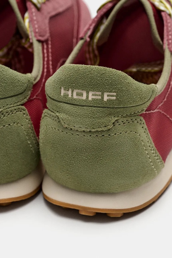 Încălțăminte Hoff BRIDGE VICHY SOLID MESH SAGE sneakers de damă din piele întoarsă 12661039 roz